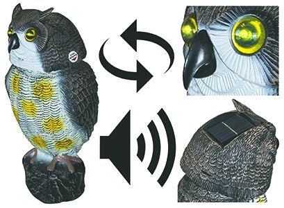 Fugleskræmmer Ugle Solar-sensor