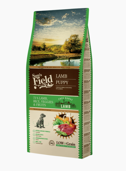 Sams Field Puppy lamb 13 kg