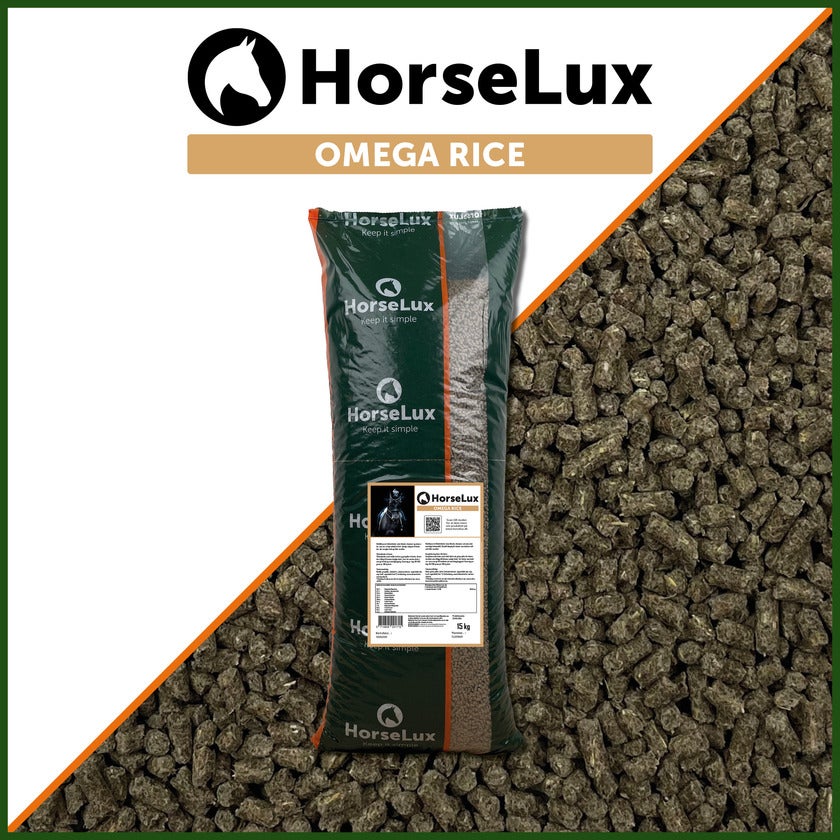 HorseLux Omega Rice 29517 Sæk 15 kg