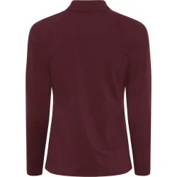 Jemma langærmet half-zip t-shirt EQ