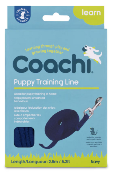 Coachi Puppy Training Line, navy, 2,5 m