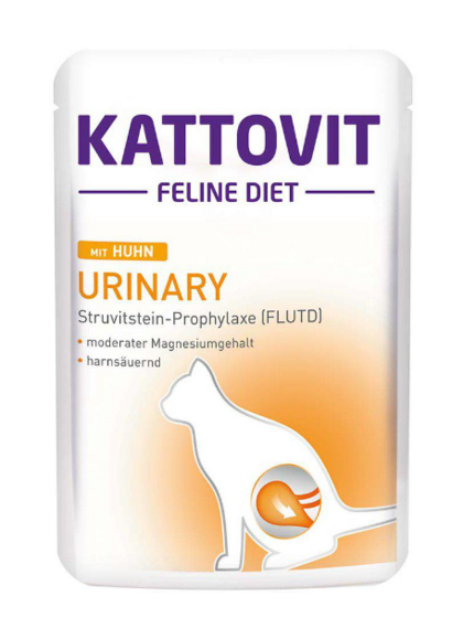 Kattovit Feline Urinary kylling 85 g