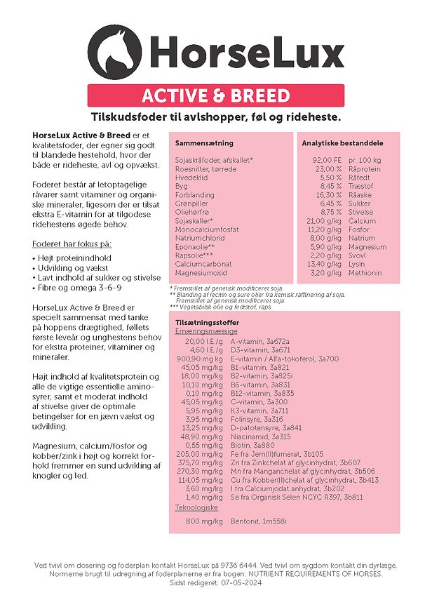 Active & Breed 15 kg