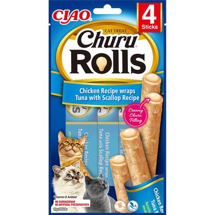 Churu Cat Roll kylling/tun/musling 4 stk