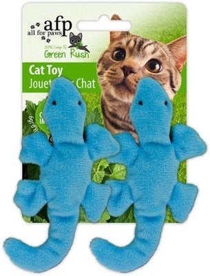 Gecko med catnip 6 cm