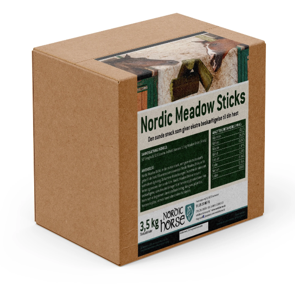 Nordic Meadow sticks 50% lucerne 50% enghø 3,5 kg