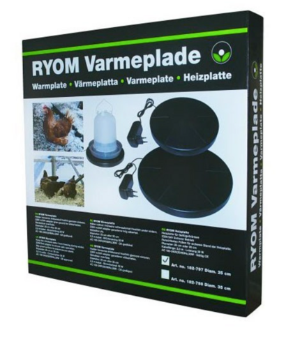 Ryom varmeplade skridsikker 25 cm