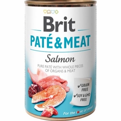 Brit Pate & Meat Salamon 400g