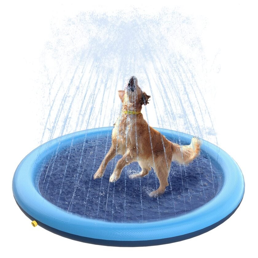 Pet pad splash sprinkler