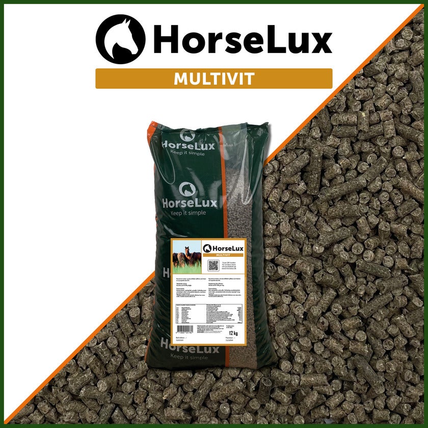 HorseLux MultiVit pil 29543 12 kg sæk