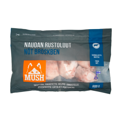 Mush basic okse bruskben 800 g