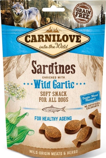 Carnilove Semi moist snack sardin 200g