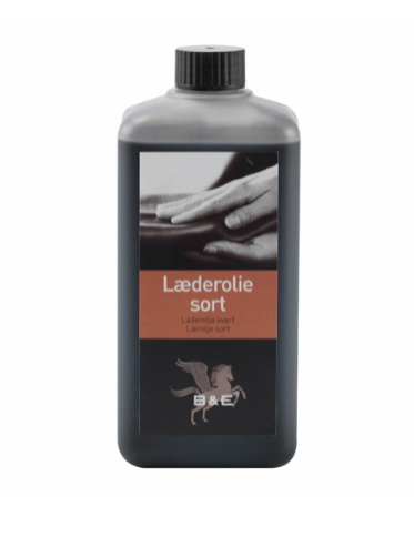 Læderolie sort 500 ml