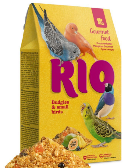 Rio Gourmet Undulat/småfugl 250g