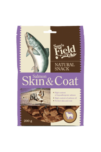 Natural Snack Salmon Skin & Coat 200 g