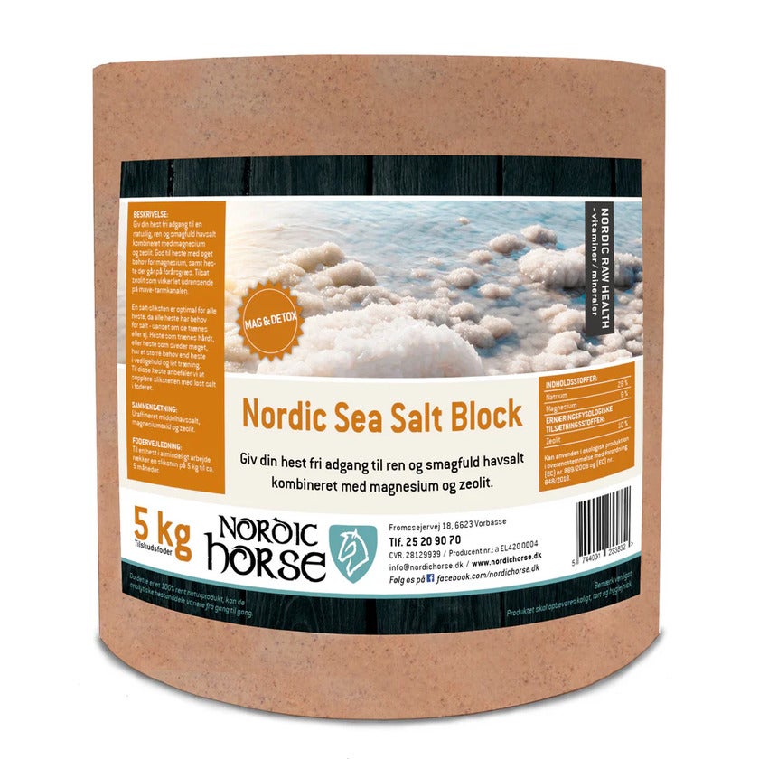 Nordic Sea Salt Block Mag & Detox 5 kg