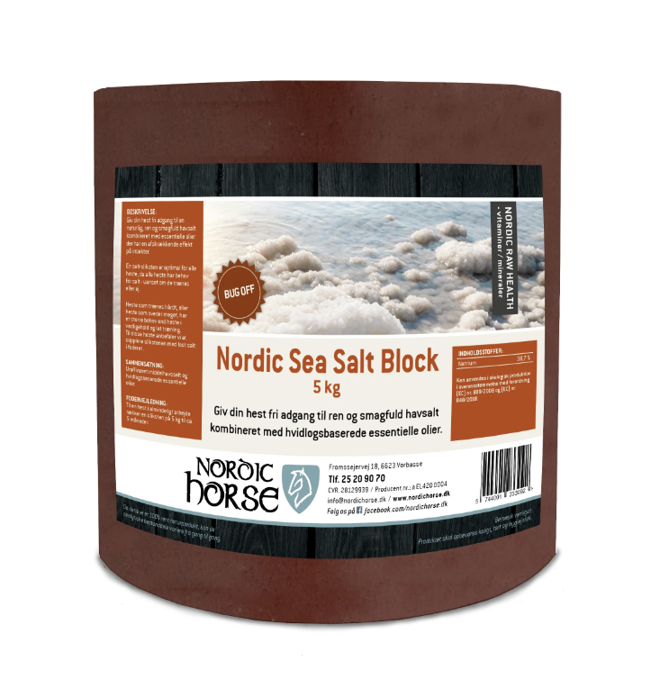 Nordic Sea Salt Block - bug off - 5 kg