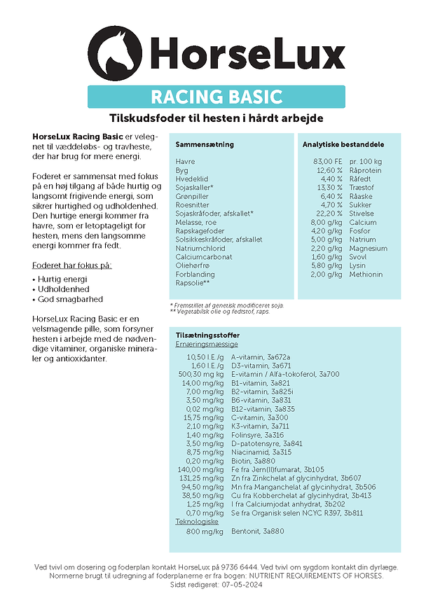 Racing Basic 15 kg