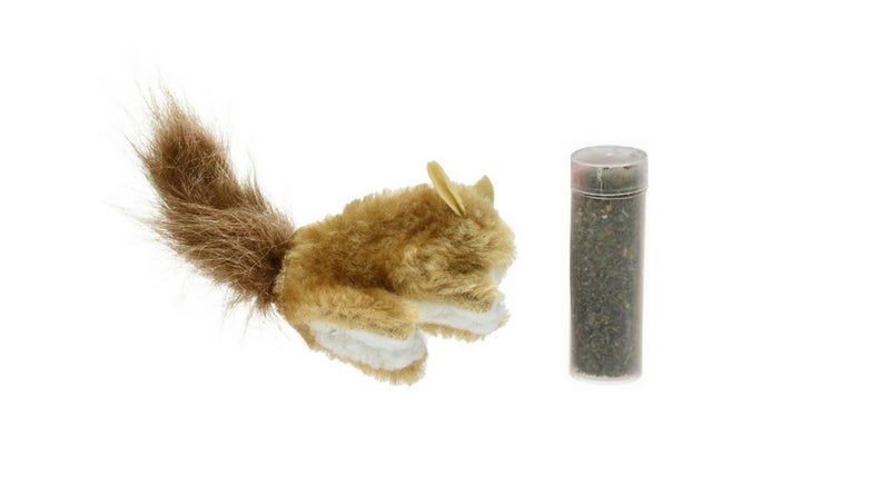 Kong refillable catnip squirrel